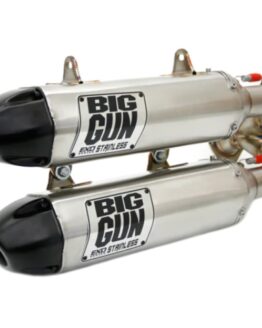 Big Gun EXO Dual Slip-On Exhaust Stainless Fits 15-23 Polaris RZR XP 1000