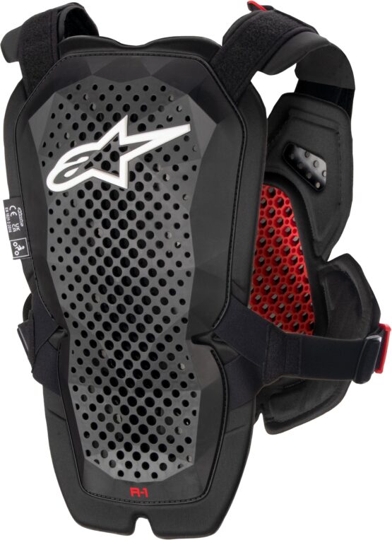 Alpinestars A-1 Chest Protector Anthracite/Black/Red M/L - Image 2