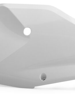 Side Number Plates - White