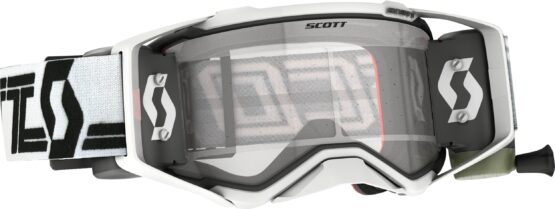 Prospect Super Goggle w/ WFS White & Black W/ Clear Works Lens