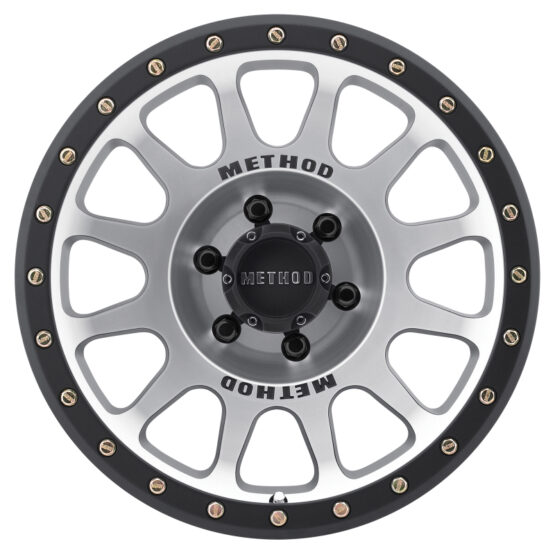 MR305 NV 18x9 -12mm Offset 6x5.5 108mm CB Machined/Black Street Loc Wheel - Image 2