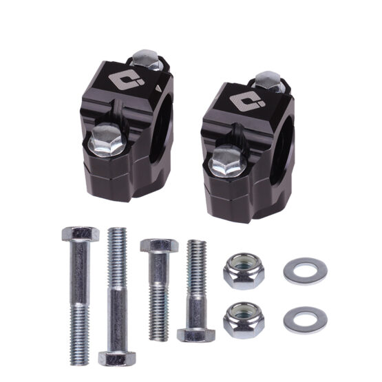 ODI Drop-In Style 1-1/8 Inch Bar Mount Black Pair - Image 2