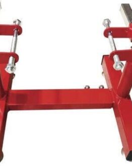 BikeMaster Adjustable MX Engine Stand Red