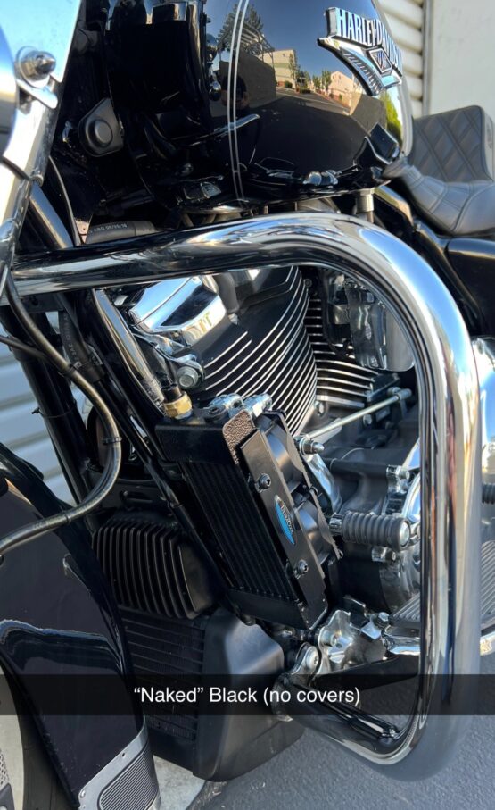 UltraCool Naked Oil Cooler Kit Black For Harley M8 Softail Touring Trike - Image 6