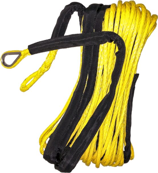 Open Trail Synthetic Winch Rope 1/4 in x 50 ft Yellow