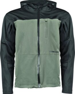 Fame and Fortune Jacket Black/Olive - Medium