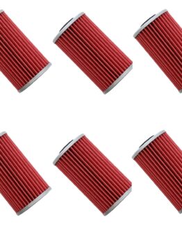 Hiflofiltro HF562 Oil Filter Cartridge Replaces Kymco 1541A-KKC3-9000 - 6 Pack