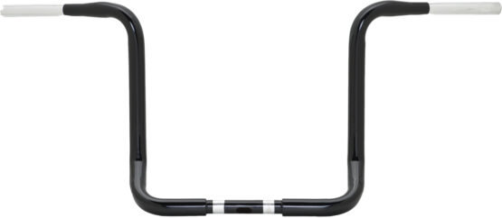 HardDrive 1.25 in Bagger Ape-Hanger 14 in Gloss Black Handlebars For Harley Touring