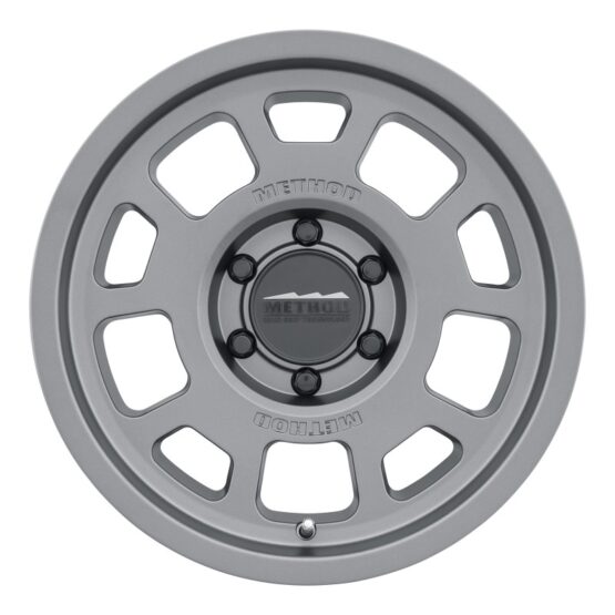 MR705 18x9 0mm Offset 6x5.5 106.25mm CB Titanium Wheel - Image 2