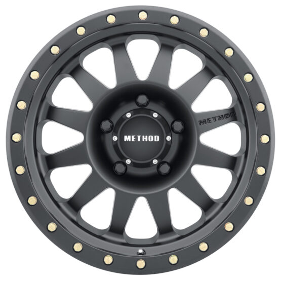 MR304 Double Standard 15x10 -50mm Offset 5x5.5 108mm CB Matte Black Wheel - Image 2