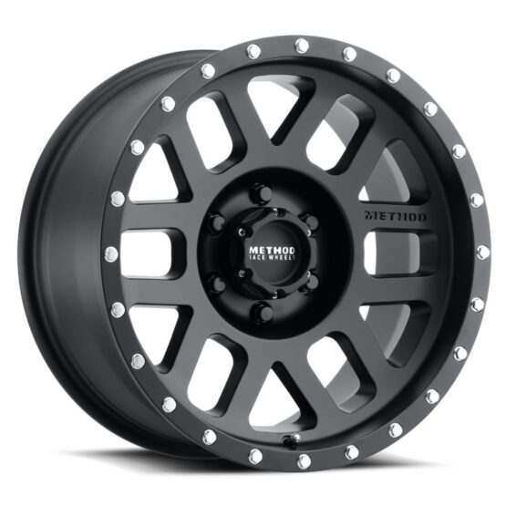 MR306 Mesh 17x8.5 0mm Offset 6x5.5 108mm CB Matte Black Wheel - Image 2