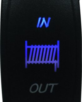 DragonFire Racing Lighted Winch Switch Blue Dual LED In/Out
