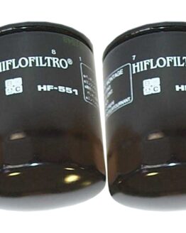 HF551 Oil Filter - Black - 2 Pack
