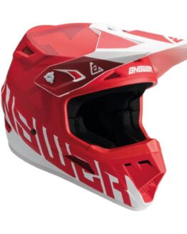 AR1 V2 Bold Helmet Red/White Youth - Medium