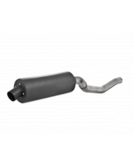 MBRP Sport Slip-On Exhaust Black Muffler Fits 95-07 Yamaha YFM350 Wolverine