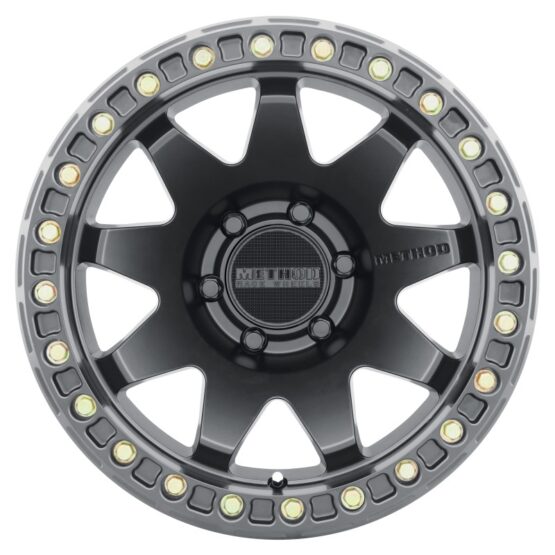 MR108 17x9 -44mm Offset 6x5.5 106.25mm CB Matte Black w/BH-H24125-38 Wheel - Image 4