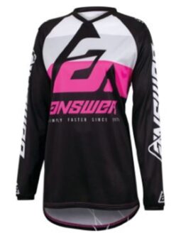 23 Syncron CC Jersey Black/White/Rhodamine Youth - XS