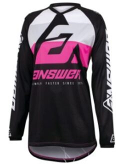 23 Syncron CC Jersey Black/White/Rhodamine Womens - 2XL