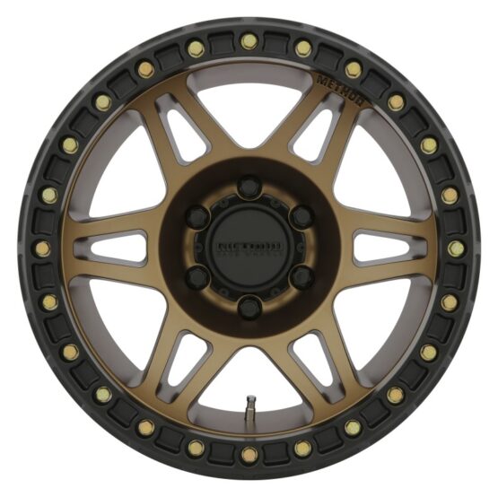 MR106 Beadlock 17x9 -44mm Offset 5x5 71.5mm CB Bronze w/BH-H24125 Wheel - Image 2