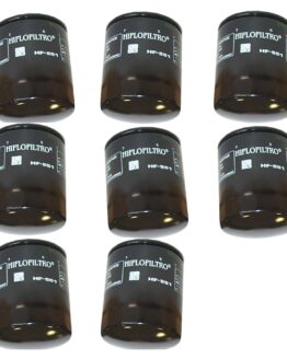 HF551 Oil Filter - Black - 8 Pack