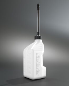 BikeMaster 2.5 Gallon Utility Jug White with Auto Shut Off Hose