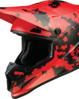 Z1R Rise Digi Camo Helmet Red Large Adult MX Off-Road