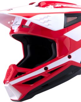 Alpinestars SM3 Heat Helmet Gloss Red/White/Black - Medium