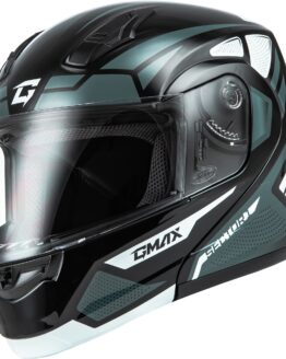 GMAX MD-04 Sector Modular Helmet Black/Silver Small