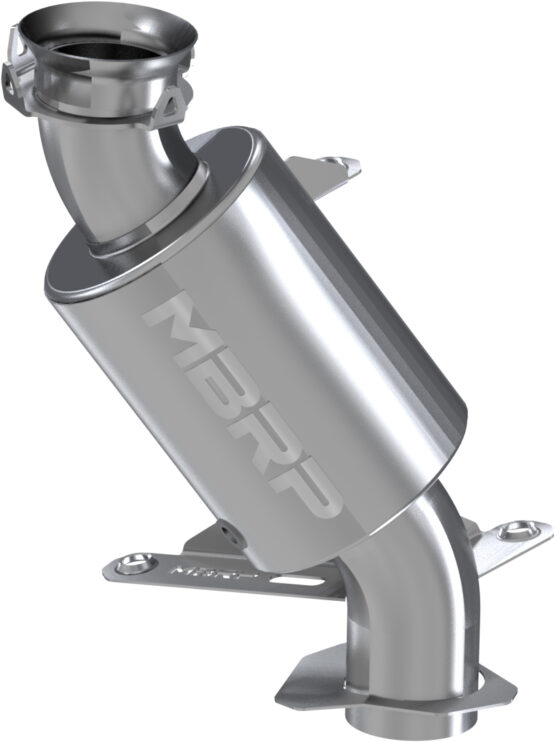 MBRP Trail Muffler Stainless Steel Fits 20-21 Ski-Doo Summit 850 Turbo