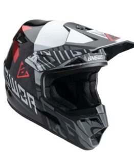 Answer AR3 Ronin Helmet Black/White/Crimson - XL