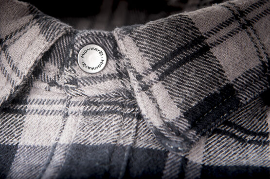 Highway 21 Marksman Flannel Black/Grey Large Men's Riding Shirt - Image 10