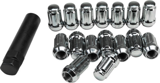 AWC 12mm x 1.50 Lock Style Lug Nuts with Key 16-Pack For ATV/UTV