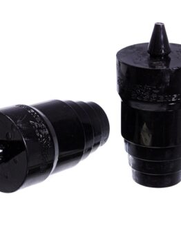 Tailgate Spare Tire Bumper Set - Black