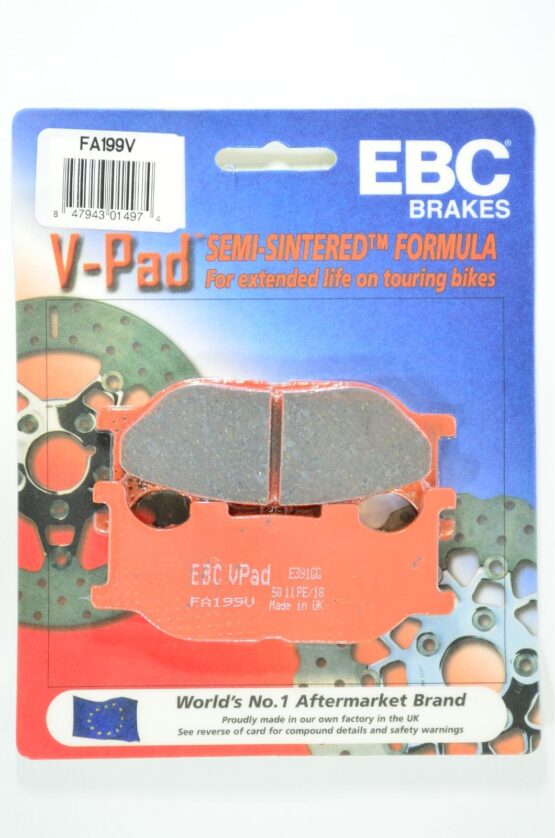 V Series Brake Pads Front Set - Image 2