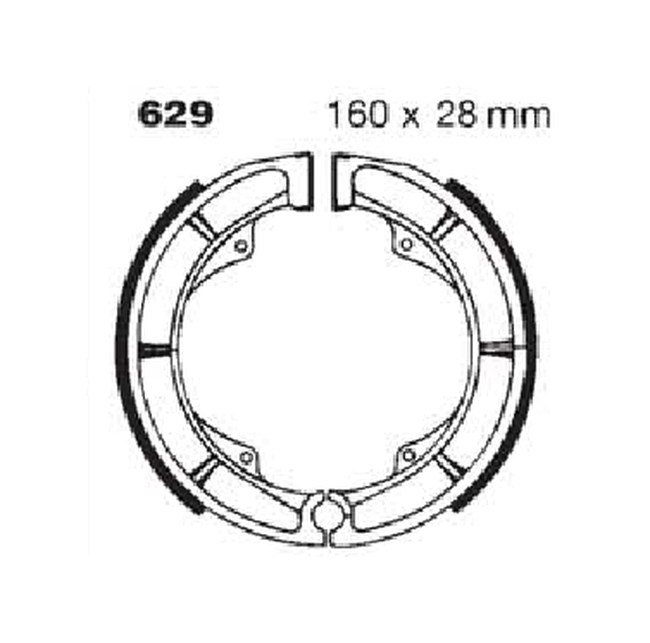 Standard Organic Brake Shoes - Image 3