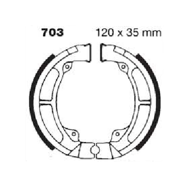 Standard Organic Brake Shoes - Image 3
