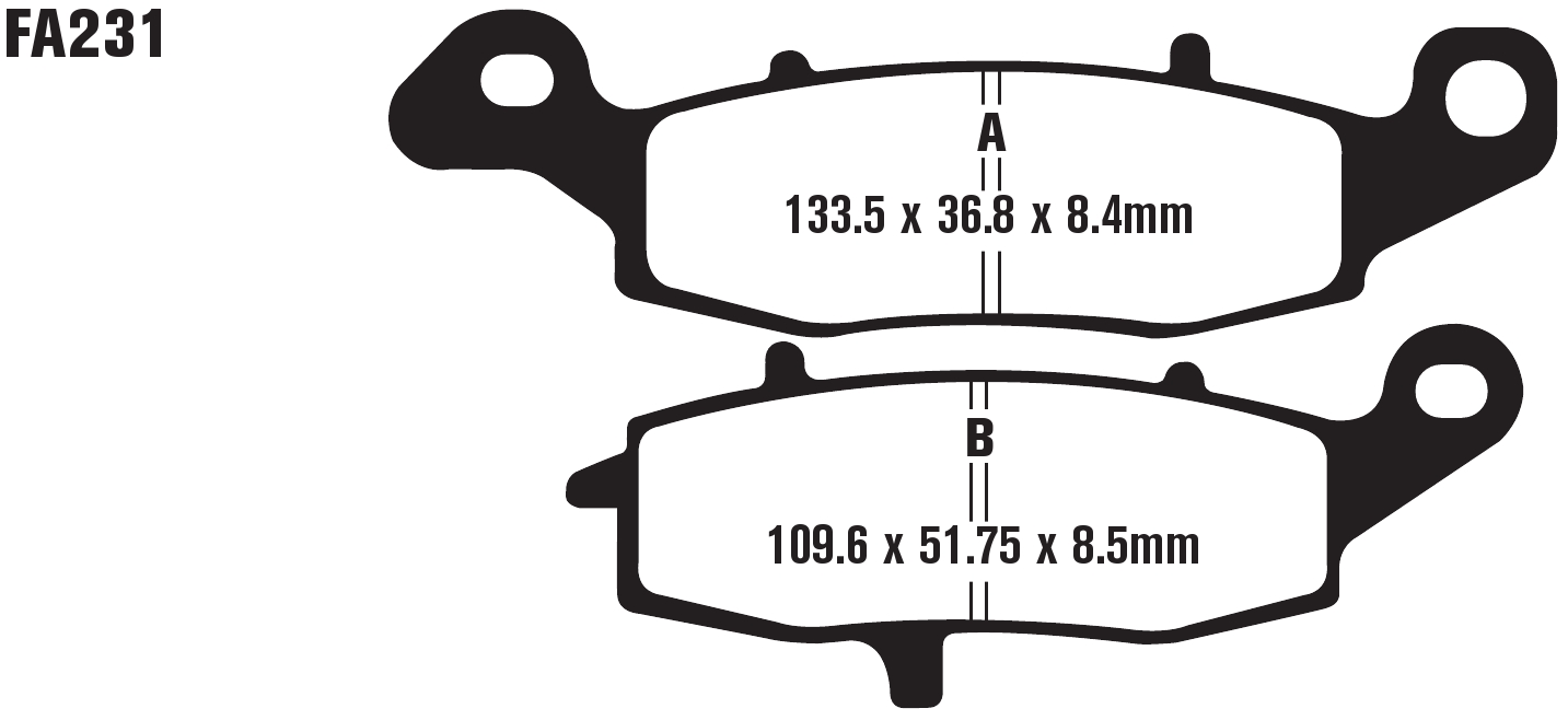 Standard Organic Brake Pads - Image 3