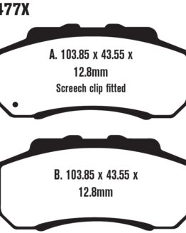 Standard Organic Brake Pads