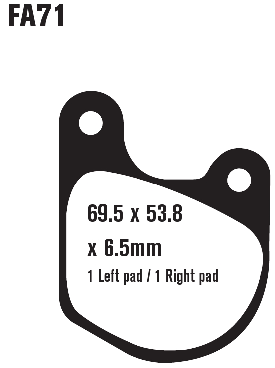 Standard Organic Front Brake Pads - Image 3