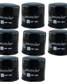 HF191 Oil Filter - Black - 8 Pack