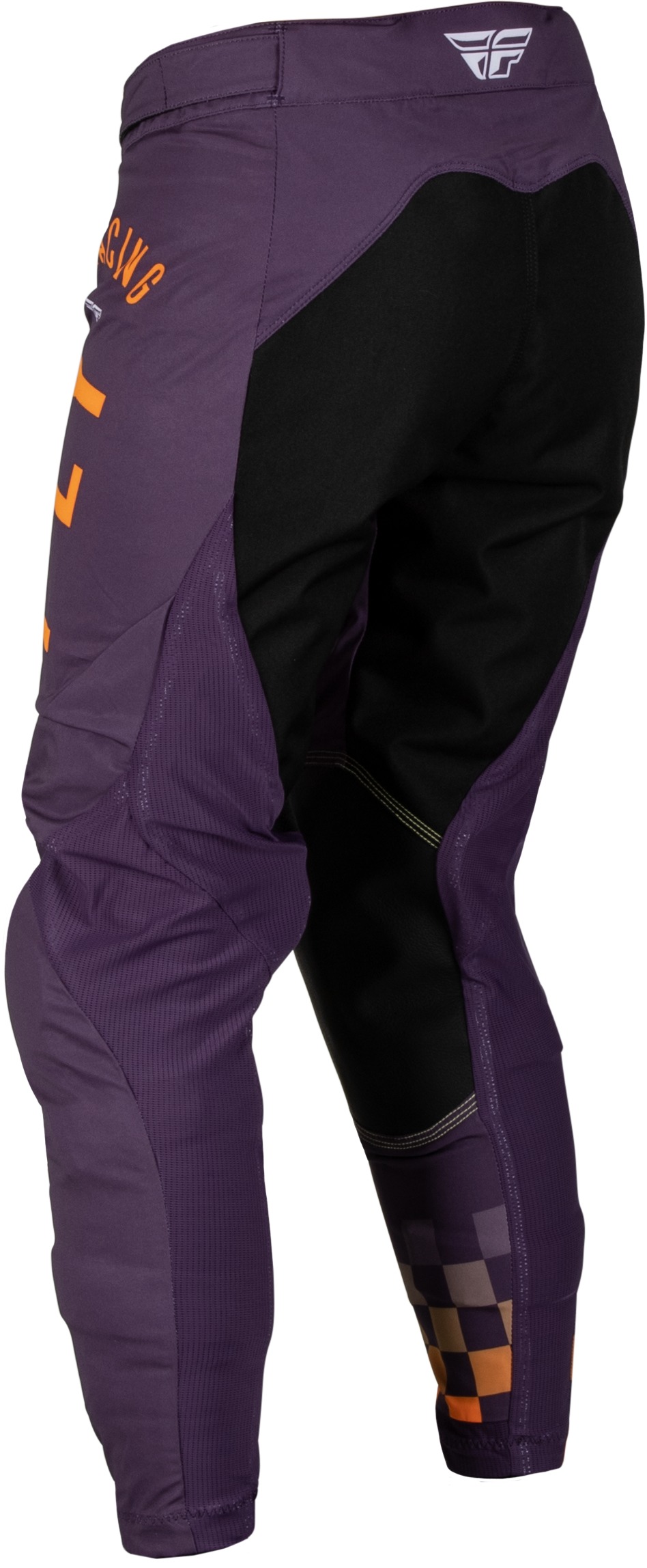 Fly Racing Women's Lite Pants Deep Purple/White/Neon Coral 07/08 - Image 4