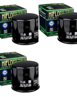 HF515 HIFLOFILTRO Premium Oil Filter For Royal Enfield 650 - 3 Pack