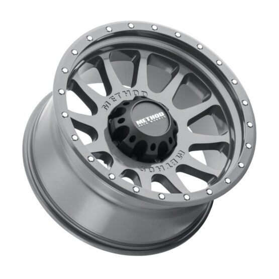MR605 NV 20x10 -24mm Offset 8x170 124.9mm CB Gloss Titanium Wheel - Image 3