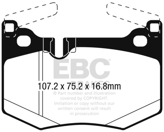 Yellowstuff Rear Brake Pads - Image 2