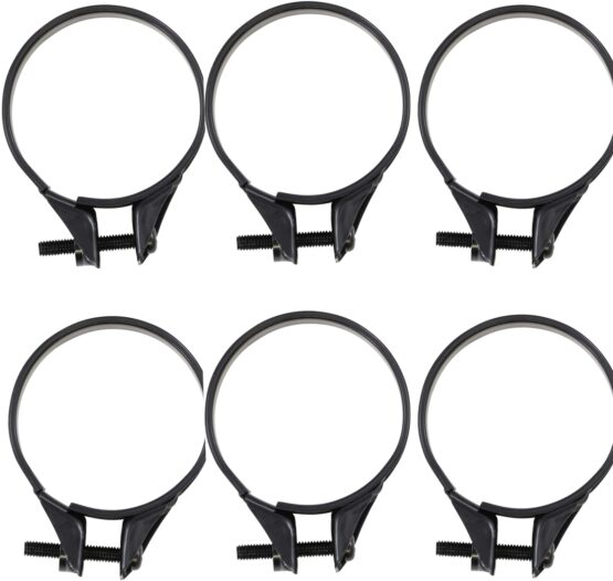 41-44mm Narrow Band Clamps for Carb & Intake Boots - 6 Pack