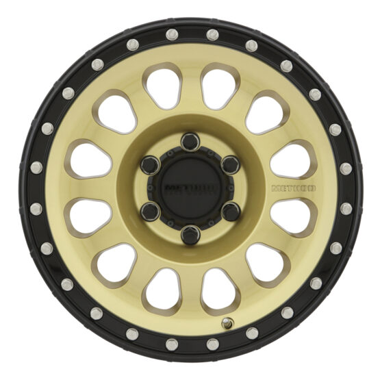 MR315 17x8.5 0mm Offset 6x5.5 106.25mm CB Gold/Black Street Loc Wheel - Image 2