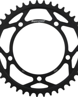 Supersprox Steel Rear Sprocket 43T Black 525 Fits 00-16 Suzuki Triumph