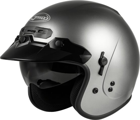 GMAX GM-32 Open-Face Helmet Titanium Small - Image 6