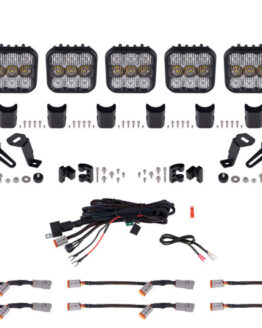 Bronco SS5 Sport CrossLink Windshield Lightbar Kit - White