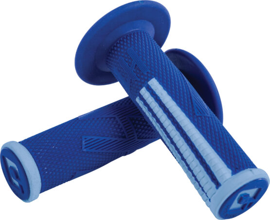 ODI Emig Pro V2 Lock-On Grips Blue/Light Blue 7/8" Bars - Image 3